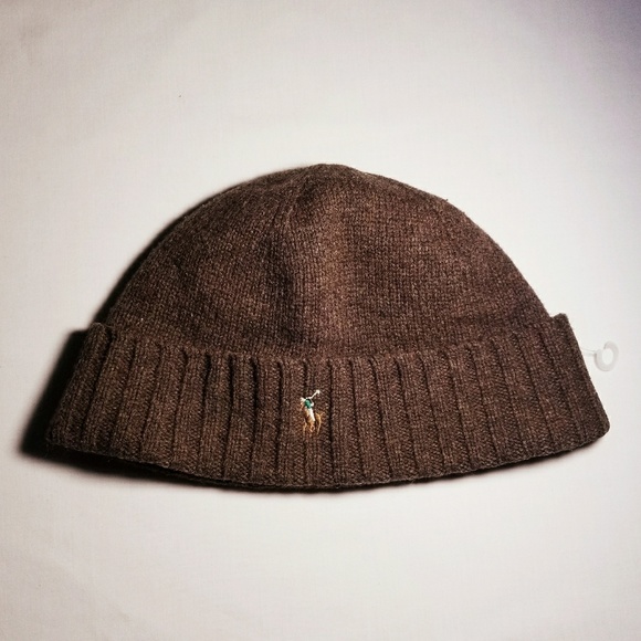 brown polo beanie